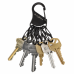 Chaveiro Nite Ize KeyRack Steel S-Biner em aço inox preto